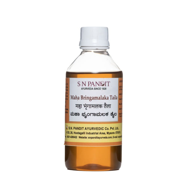 S N Pandit Ayurveda Maha Bringamalaka Taila - Distacart