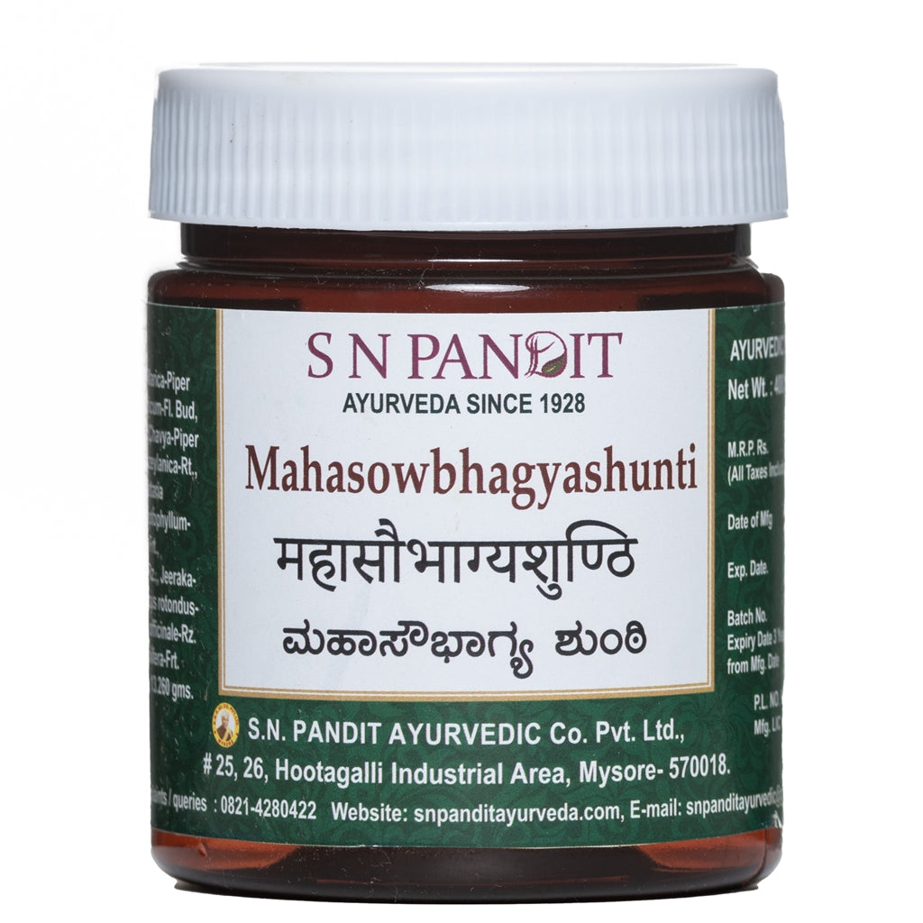 S N Pandit Ayurveda Maha Sowbhagya Shunti - Distacart