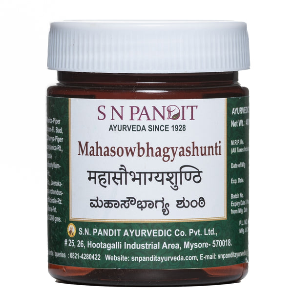 S N Pandit Ayurveda Maha Sowbhagya Shunti - Distacart
