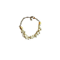 Thumbnail for Tiaraa White Alloy Pearl Braided Bracelet For Women - Distacart