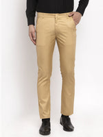 Thumbnail for Jainish Men's Beige Cotton Solid Formal Trousers ( FGP 258Beige ) - Distacart
