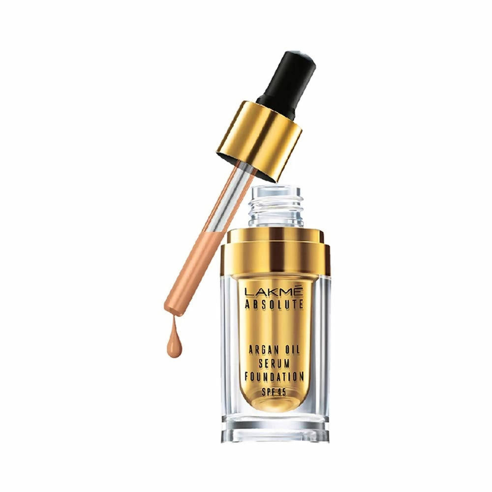Lakme Absolute Argan Oil Serum Foundation with SPF 45 - Natural Light - Distacart