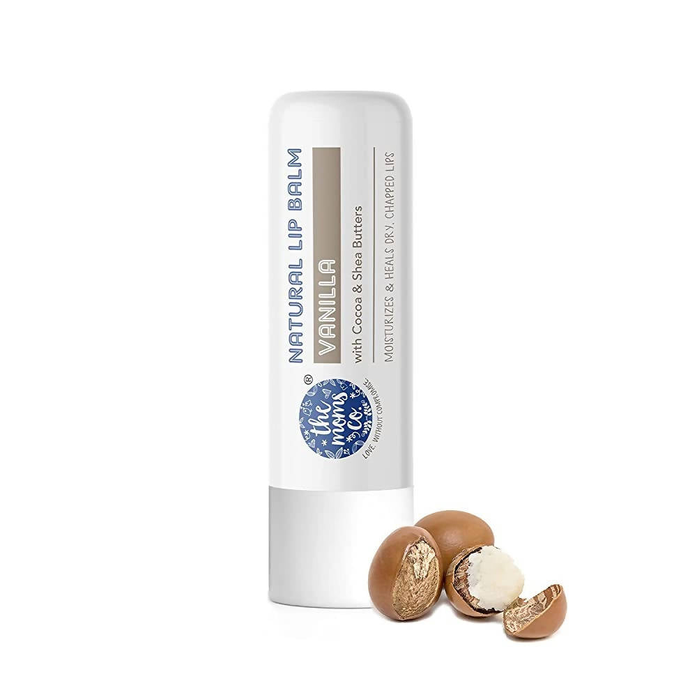 The Moms Co Natural Vanilla Lip Balm - Distacart