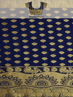 Thumbnail for Mimosa Women's Banarasi Art Silk Multicolor Saree - Distacart