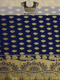 Thumbnail for Mimosa Women's Banarasi Art Silk Multicolor Saree - Distacart