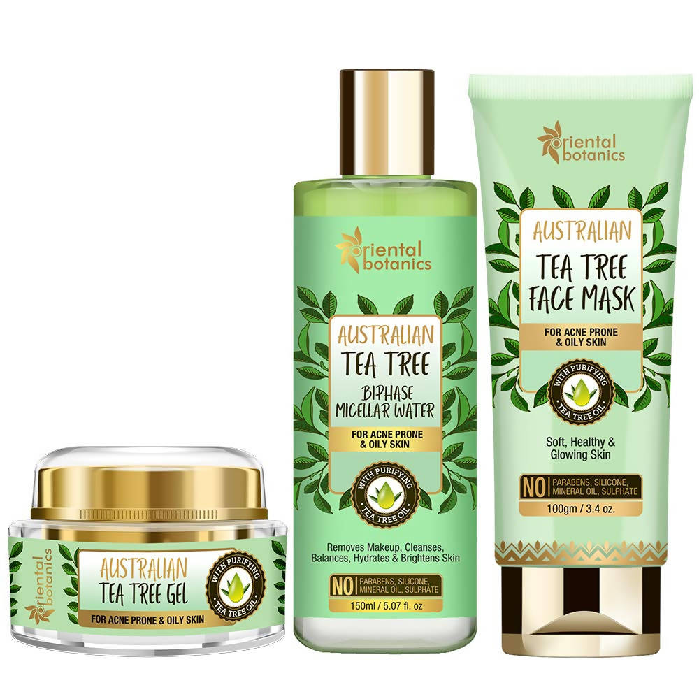 Oriental Botanics Australian Tea Tree Anti Acne Day And Night Care Combo