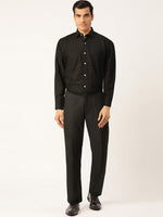 Thumbnail for Jainish Black Men's Cotton Printed Formal Shirts ( SF 716Black ) - Distacart