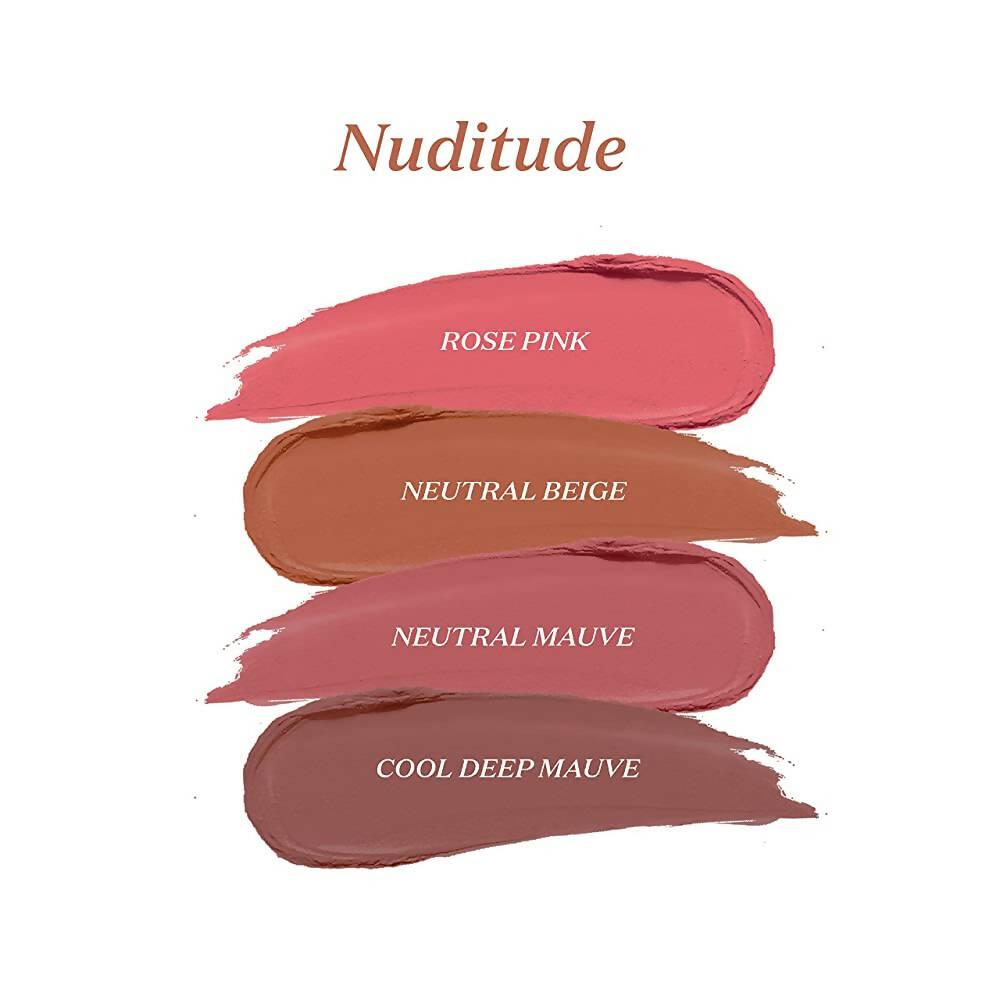 Gush Beauty X Palak Tiwari - Super Stack- Dark Nude 4-In-1 - Liquid Lipstick - Distacart