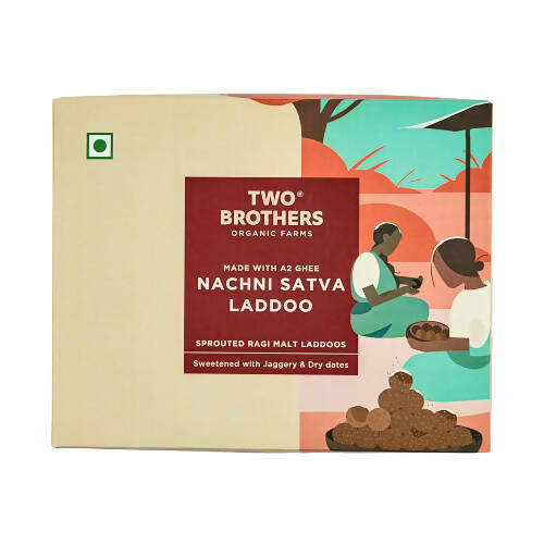 Two Brothers Organic Farms Nachni Satva Laddoo - Distacart