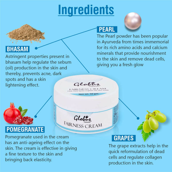 Globus Naturals Fairness Cream - Distacart