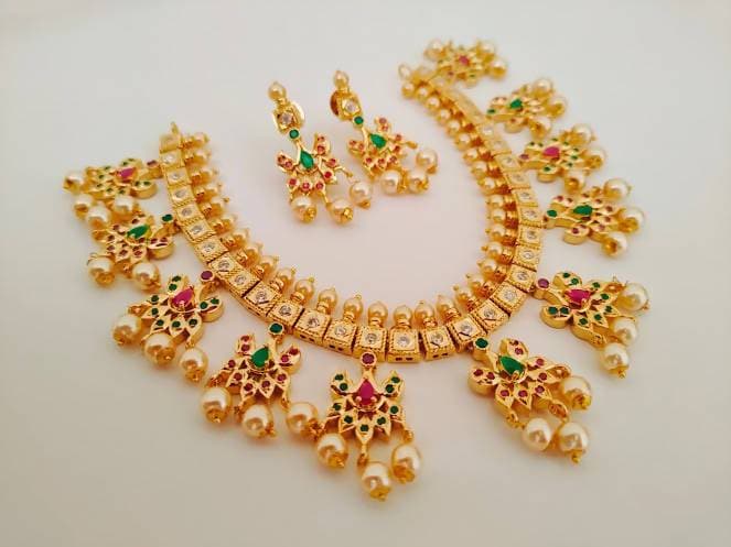 Amazing Multicolor Bridal Necklace Set