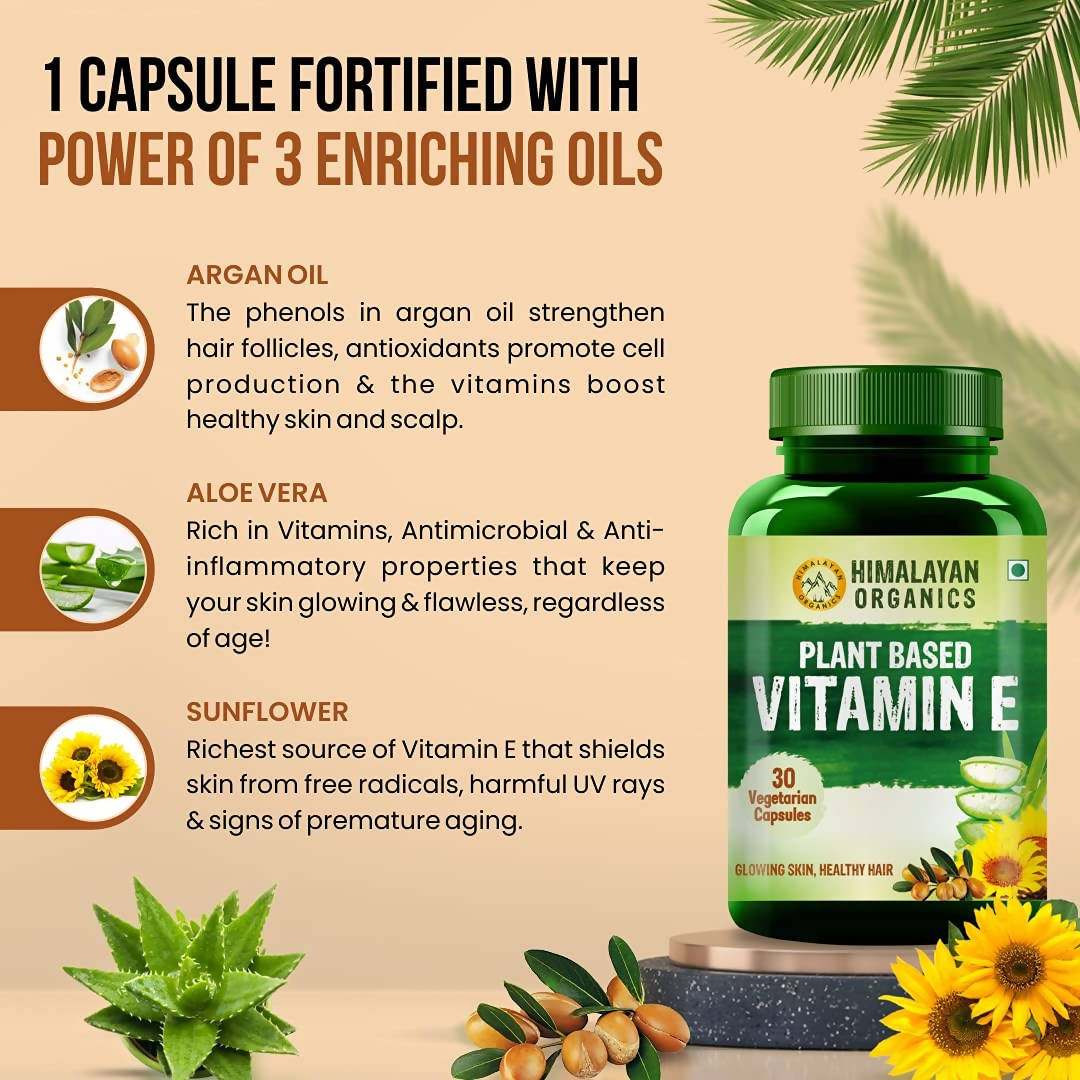 Himalayan Organics Plant-Based Vitamin E 