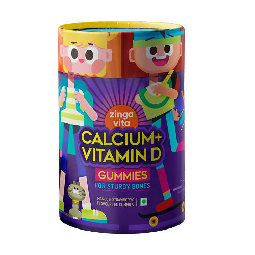 Zingavita Calcium+ Vitamin D Gummies for Kids - Distacart