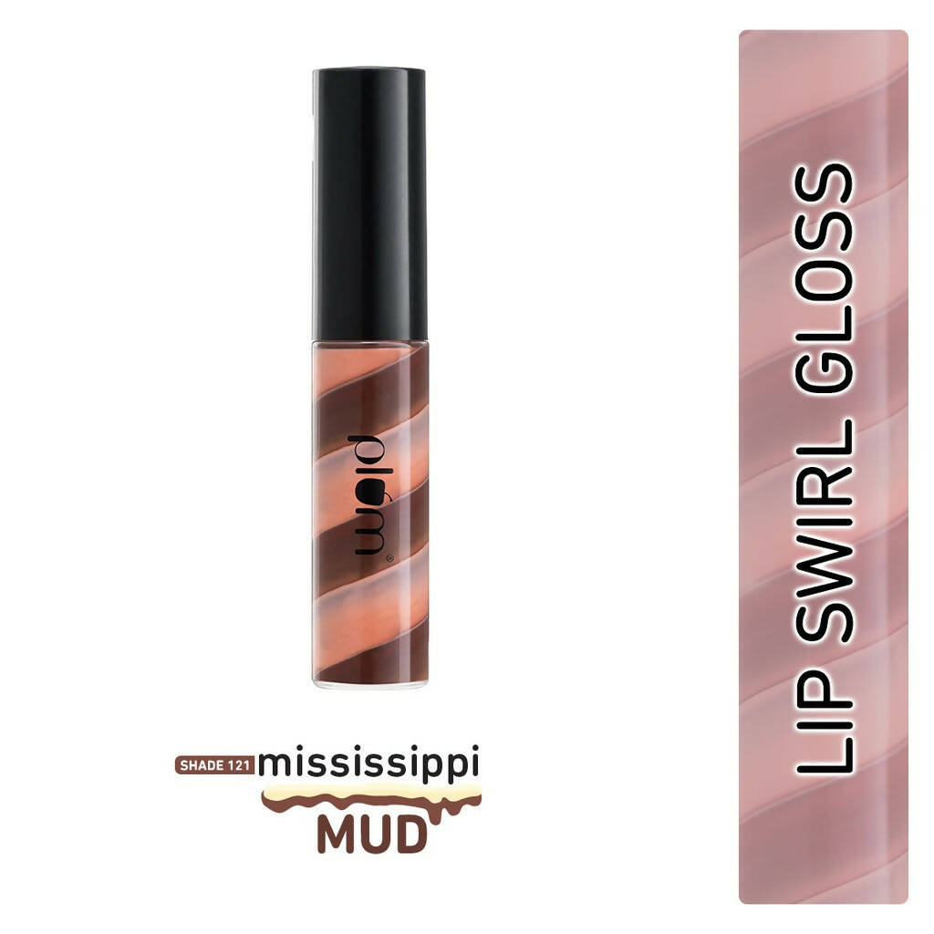 Plum Soft Swirl Lip Gloss 3 Shades In 1 & 126 Mississippi Mud - Distacart