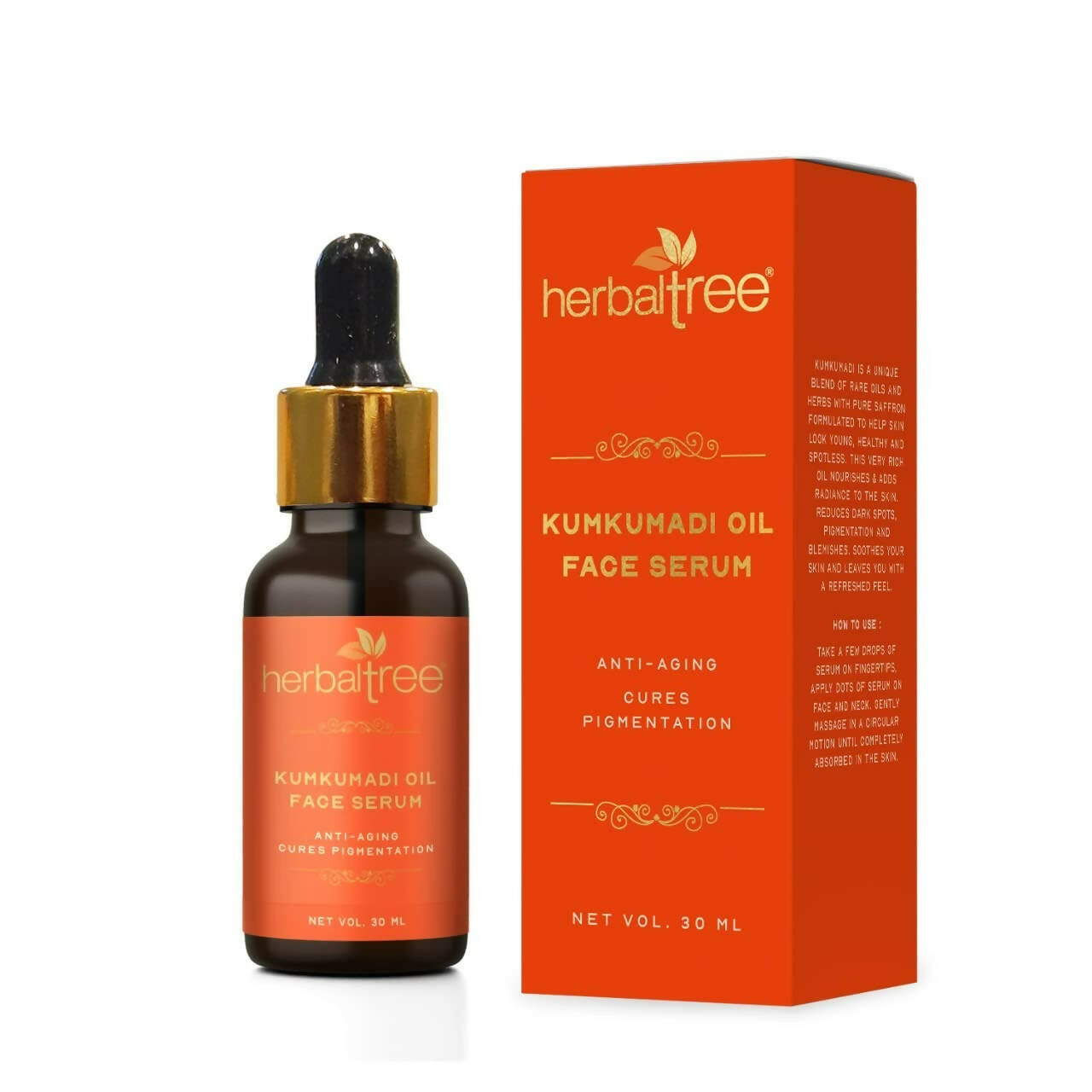 Herbal Tree Kumkumadi Oil Face Serum - Distacart