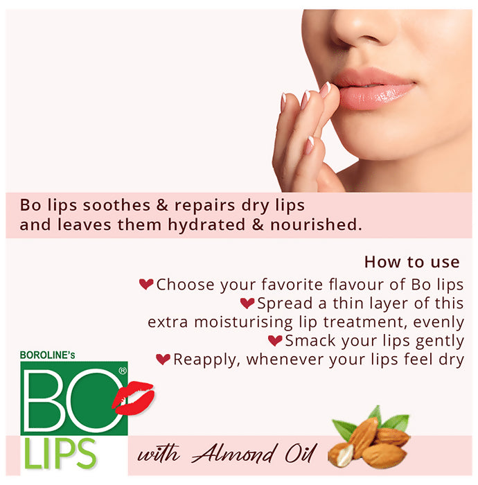 Boroline BO Lips Smoochy Lip Balm - Strawberry - Distacart