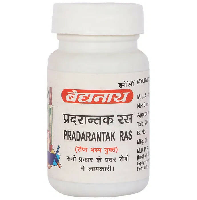 Baidyanath Jhansi Pradarantak Ras Tablets - Distacart