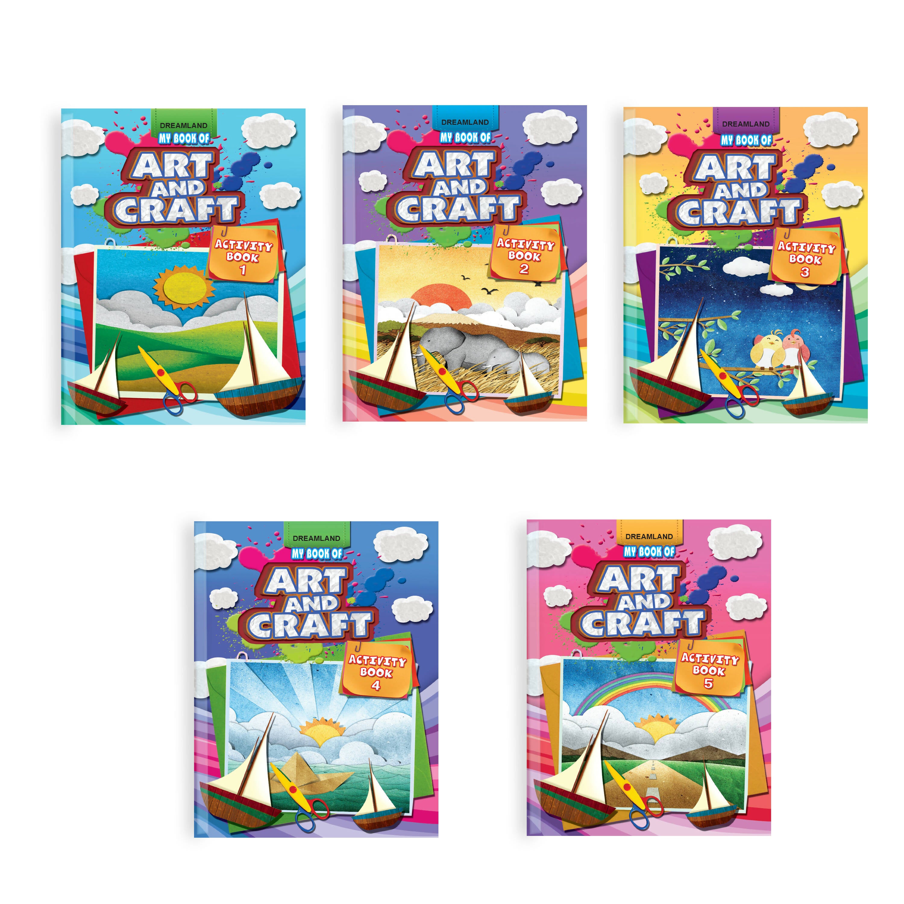 Dreamland My Book of Art & Craft - Pack (5 Titles) - Distacart