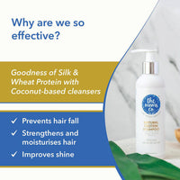 Thumbnail for The Moms Co Anti Hair Fall 3-Step Protein Kit - Distacart