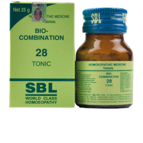 SBL Homeopathy Bio-Combination 28 Tablets - Distacart