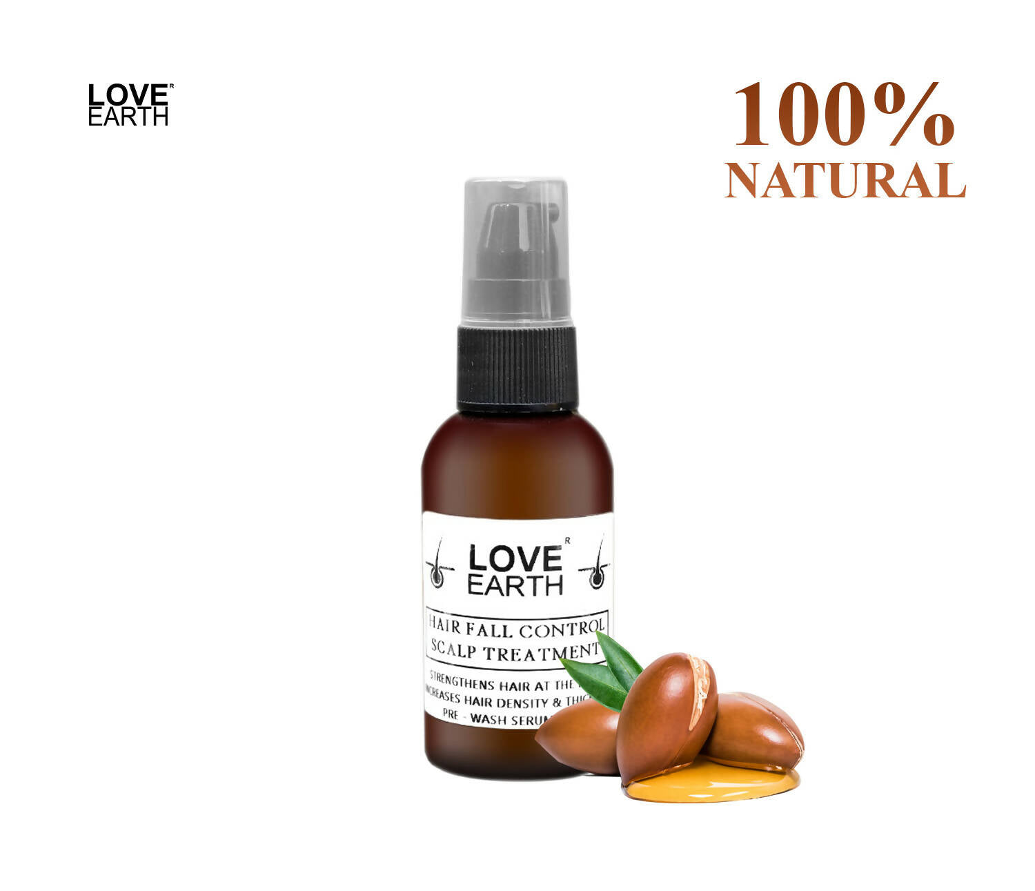 Love Earth Hair Fall Control Scalp Care Pre Wash - Distacart