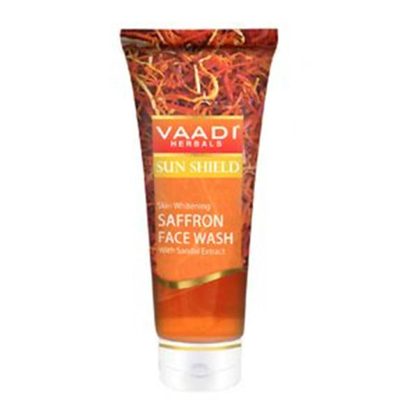 Vaadi Herbals Skin Whitening Saffron Face Wash With Sandal Extract - Distacart
