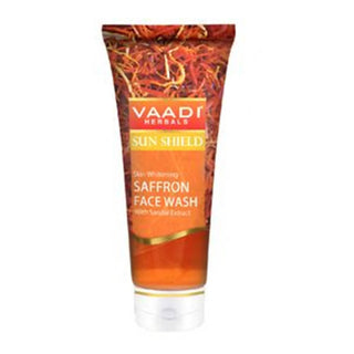Vaadi Herbals Skin Whitening Saffron Face Wash With Sandal Extract - Distacart
