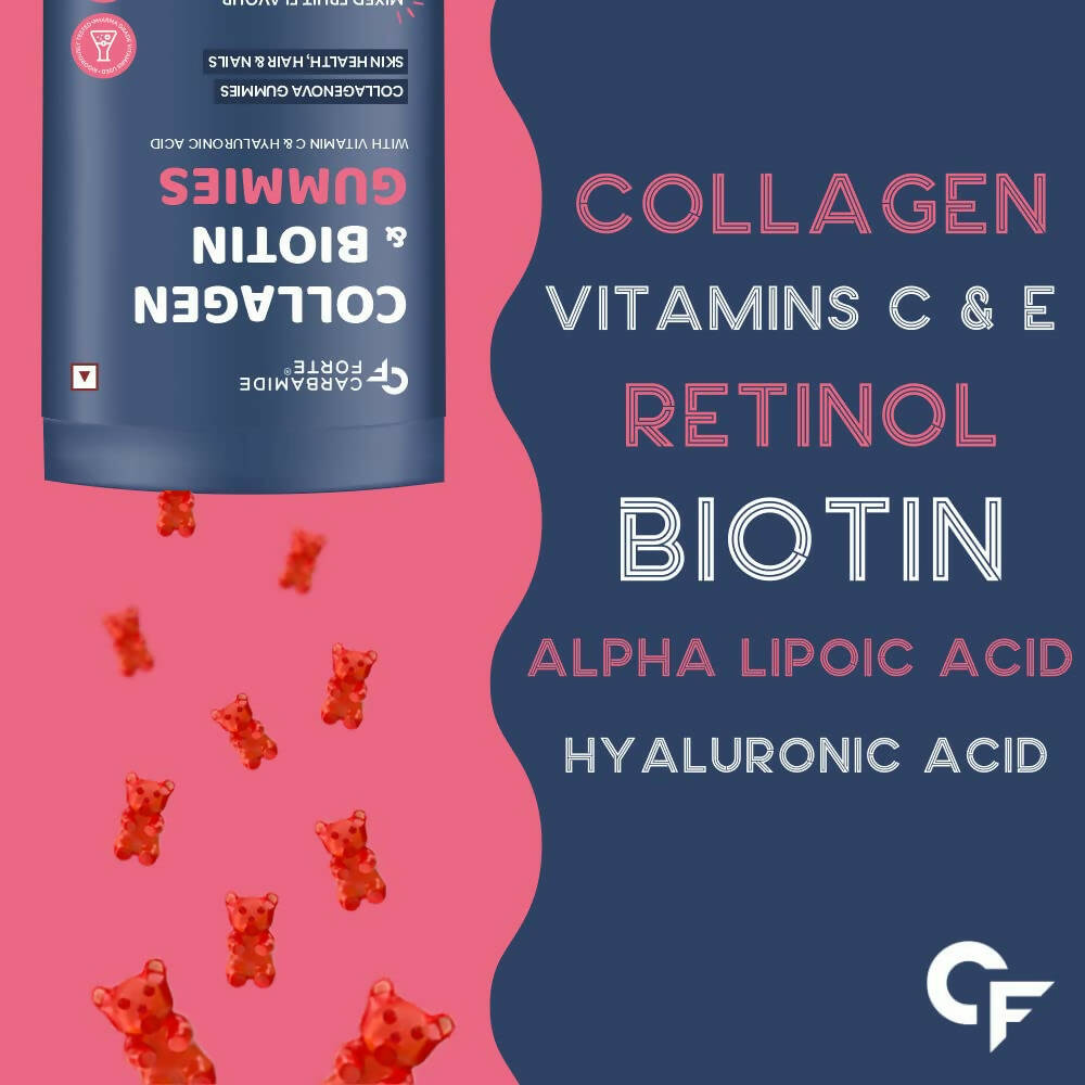 Carbamide Forte Collagen & Biotin Gummies - Distacart
