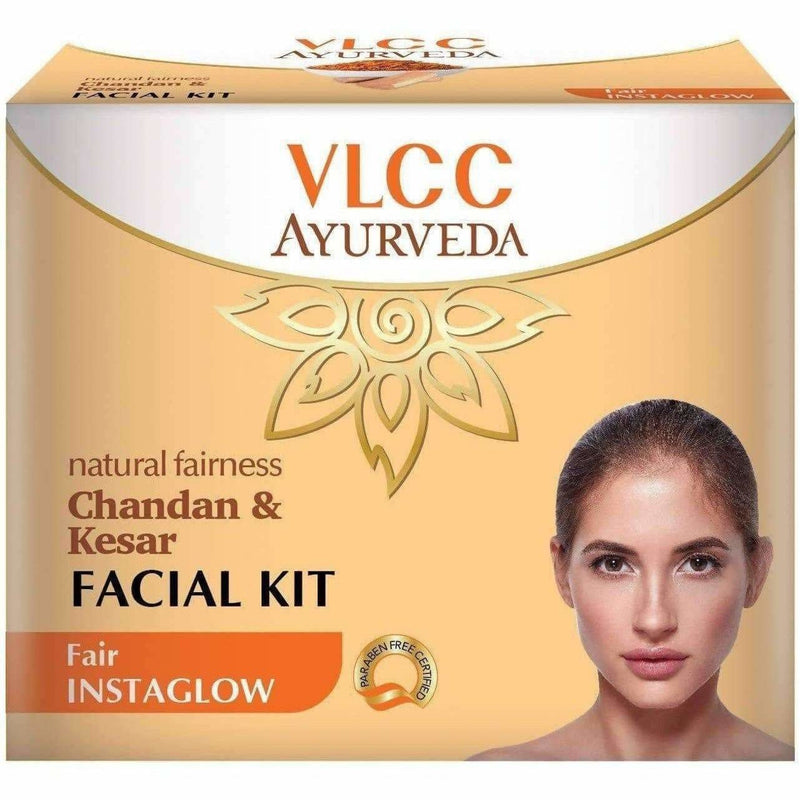 VLCC Ayurveda Natural Fairness Chandan and Kesar Facial Kit- 50g