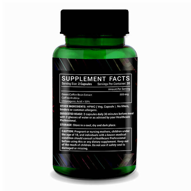 Livestamin Green Coffee Bean Extract Capsules - Distacart