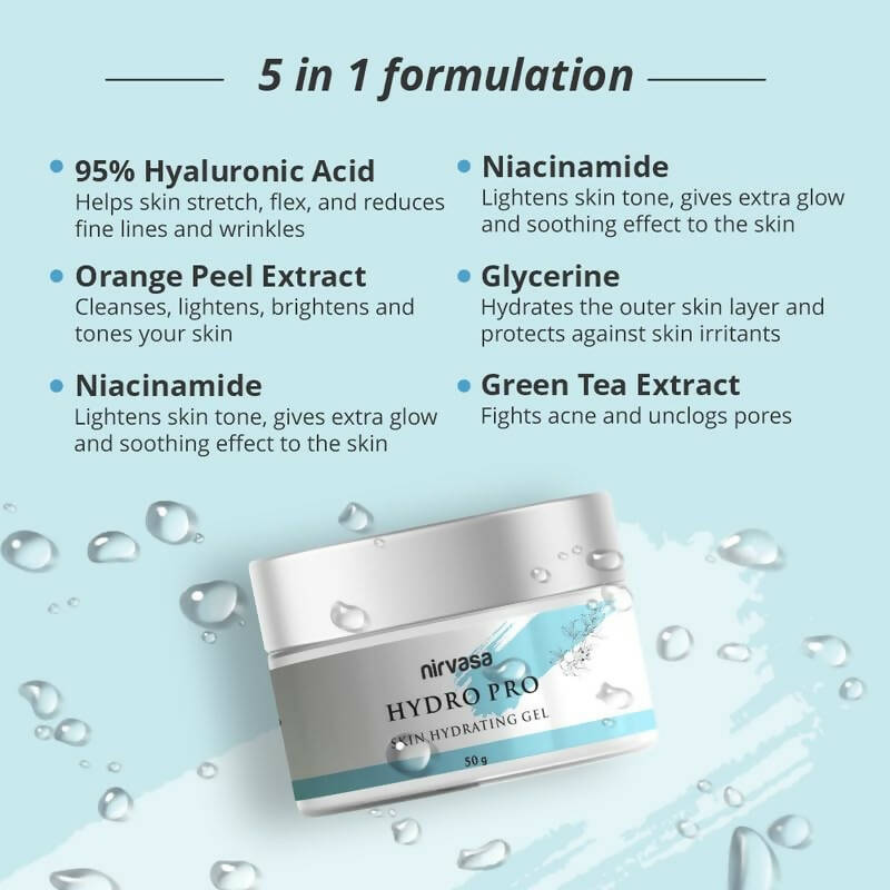 Nirvasa Hydro Pro Skin Hydrating Gel - Distacart