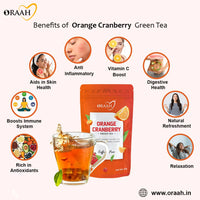 Thumbnail for Oraah Cranberry Orange Green Tea - Distacart