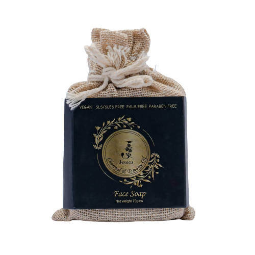 Jeveos Activated Bamboo Charcoal Face Soap - Distacart