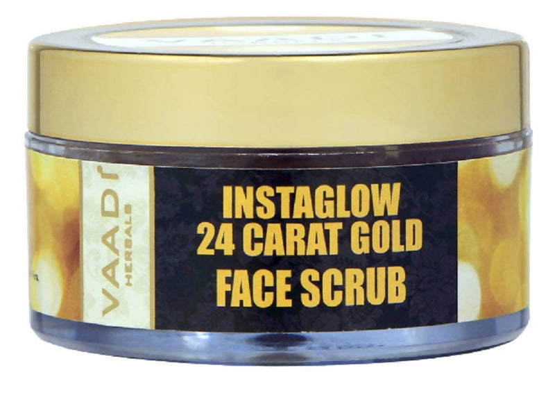 Vaadi Herbals Instaglow 24 Carat Gold Face Scrub - Distacart