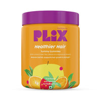 Thumbnail for PLIX The Plant Fix Healthier Hair Gummies for Anti Hairfall - Distacart