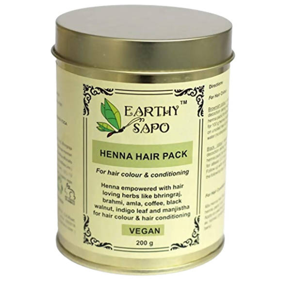 Earthy Sapo Henna Hair Pack - Distacart