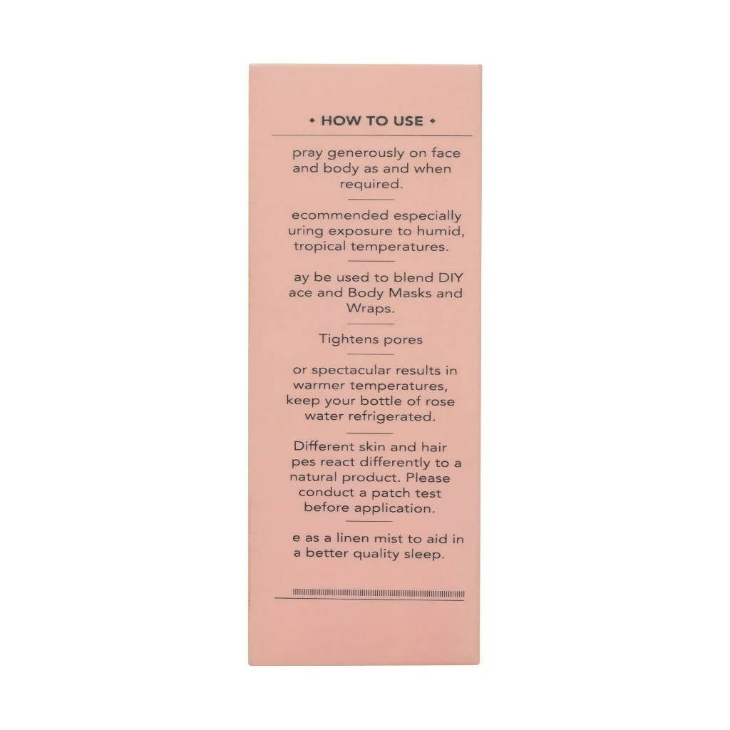 Februus Organics Bulgarian Rose Face Mist - Distacart