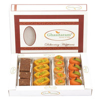 Thumbnail for Ghasitaram Kaju Sugarfree Sweets Assorted Box - Distacart