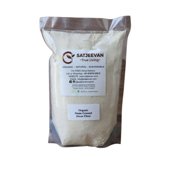 Satjeevan Organic Stone-Ground Jowar Flour - Distacart