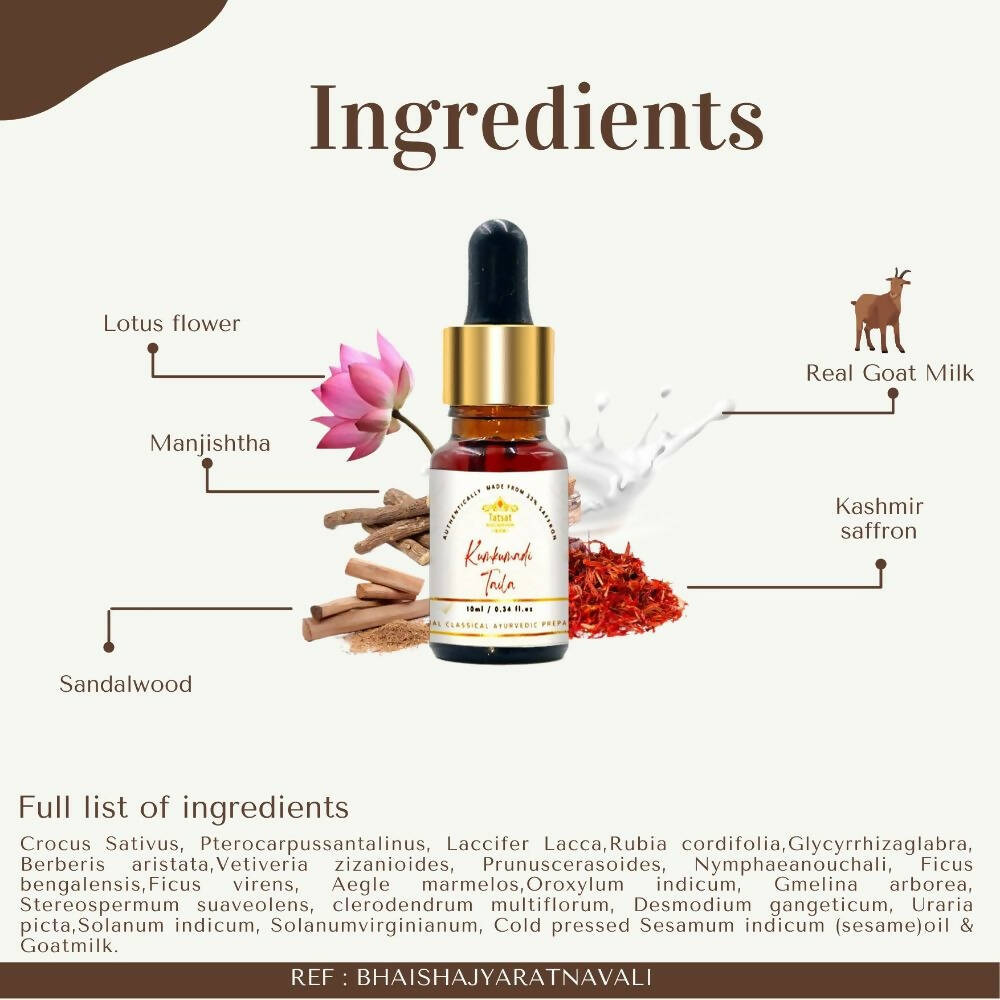 Tatsat Authentic Kumkumadi Taila - Distacart