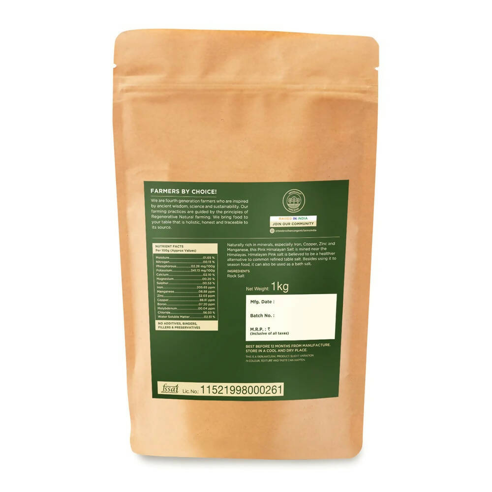 Two Brothers Organic Farms Pink Himalayan Rock Salt - Distacart