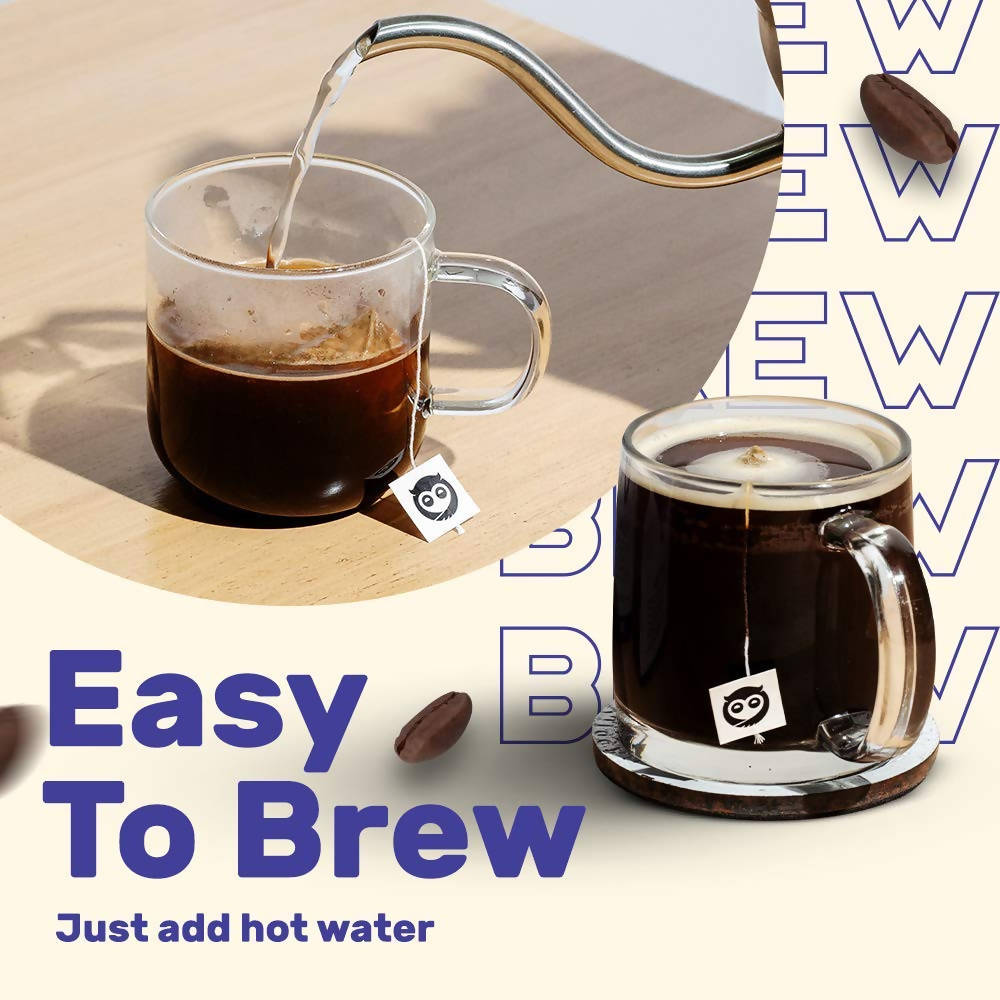 Sleepy Owl Coffee Hot Brew Caramel Bags