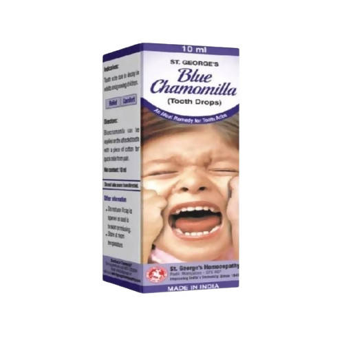 St. George's Homeopathy Blue Chamomilla Tooth Drops