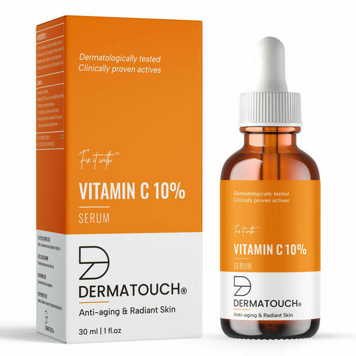 Dermatouch Vitamin C 10% Serum For Anti-aging & Radiant Skin - Distacart