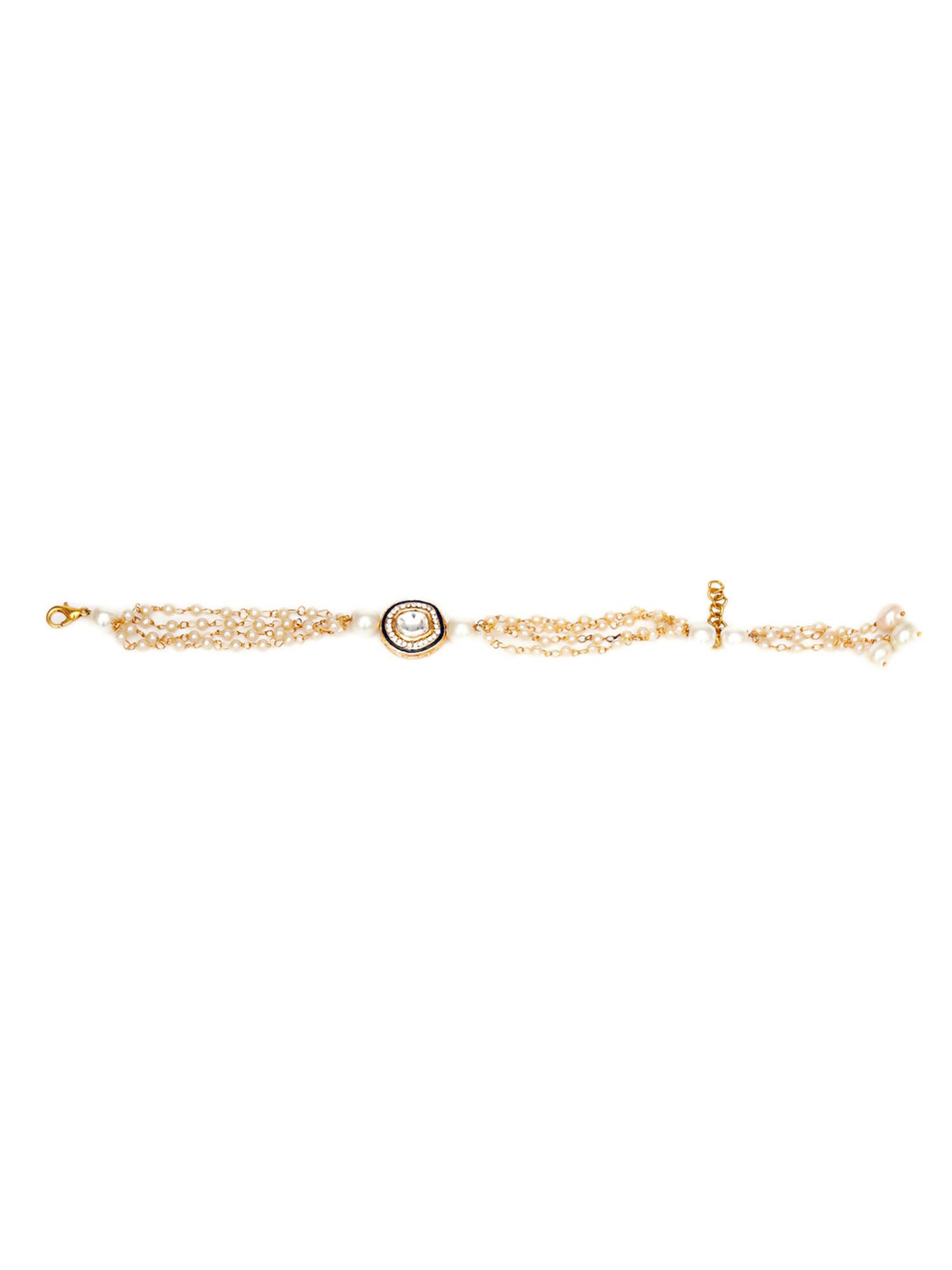 Designer kundan Rakhi - Ruby Raang - Distacart
