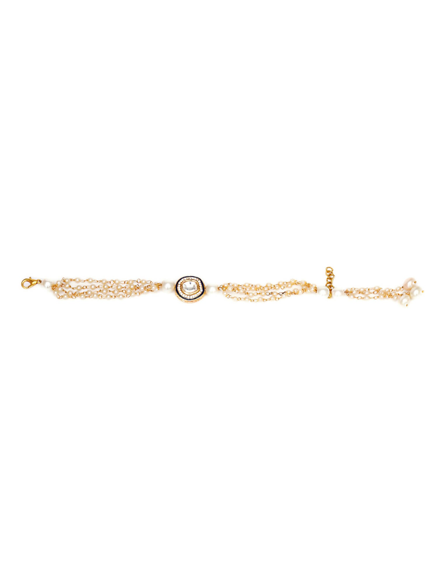 Designer kundan Rakhi - Ruby Raang - Distacart