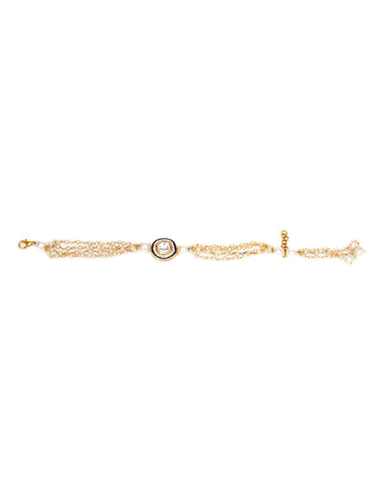 Designer kundan Rakhi - Ruby Raang - Distacart