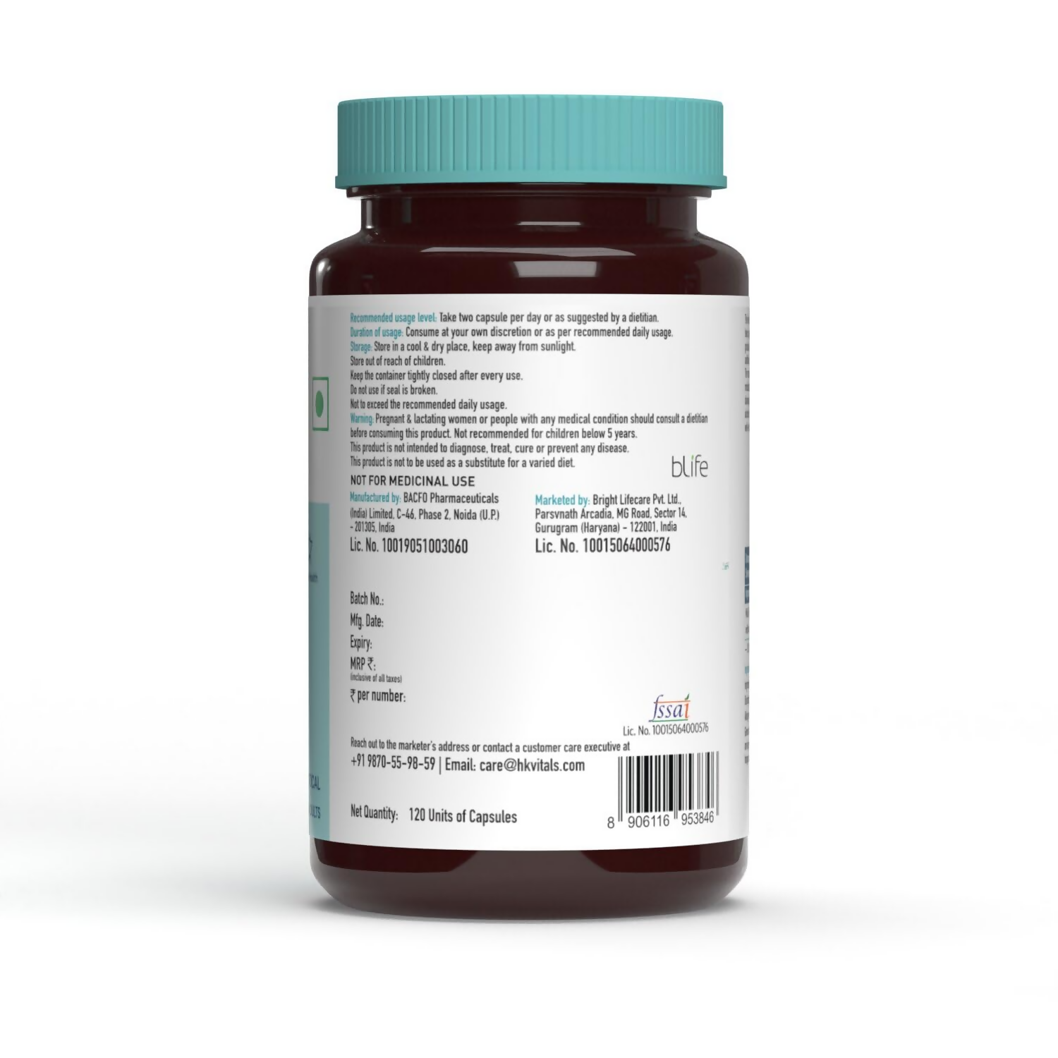 HK Vitals Milk Thistle Extract Capsules - Distacart