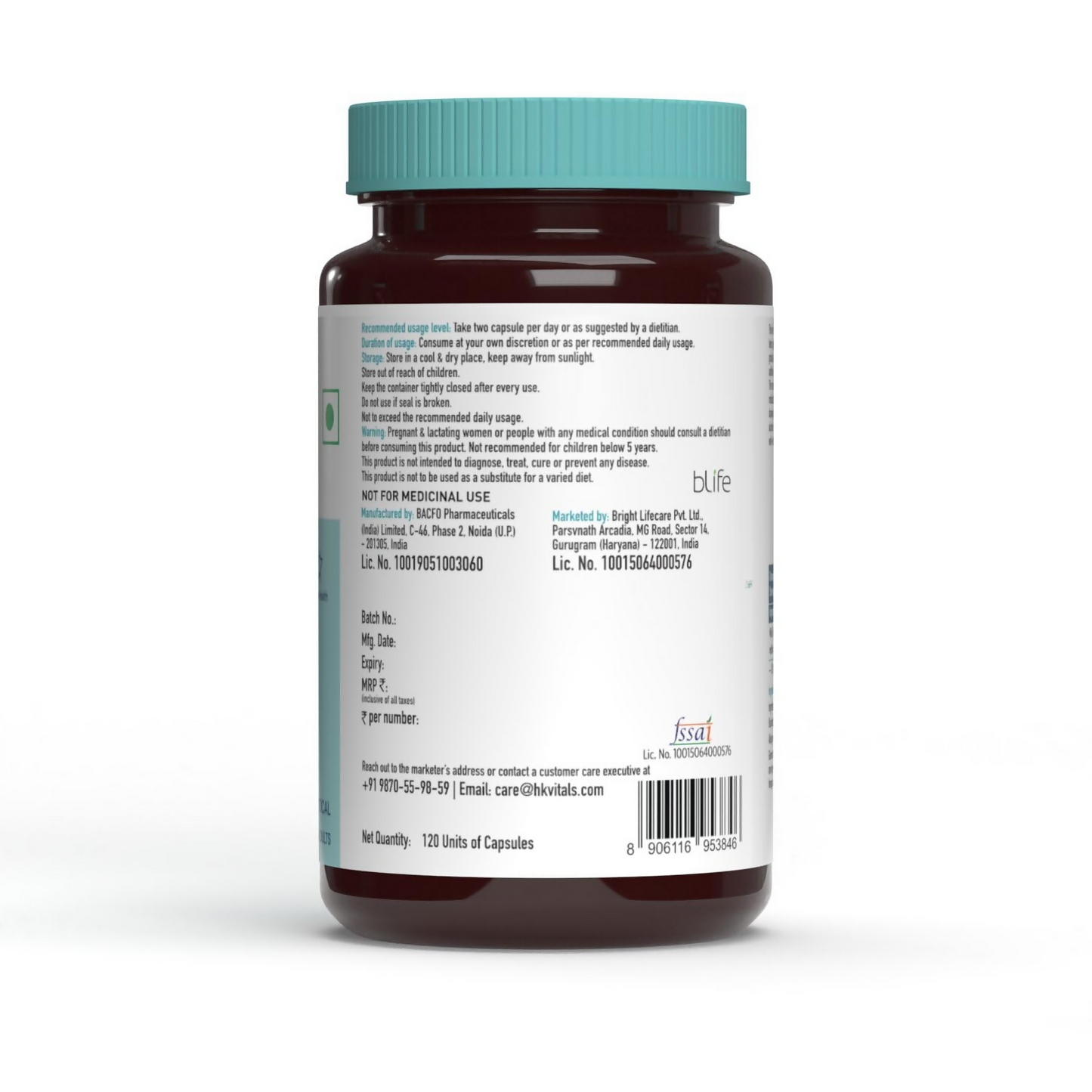 HK Vitals Milk Thistle Extract Capsules - Distacart