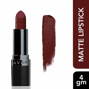 Avon True Color Perfectly Matte Lipstick - Wild Cherry - Distacart